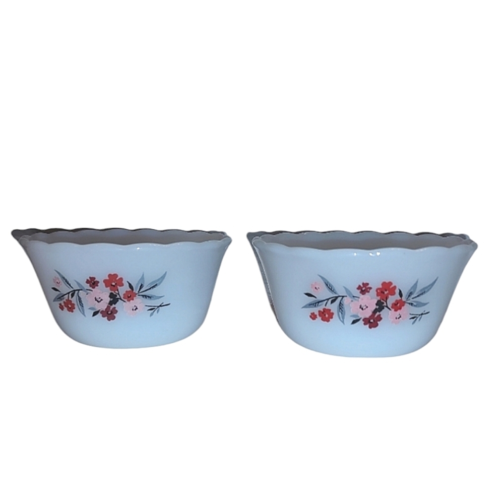 Floral Fire King Bowls